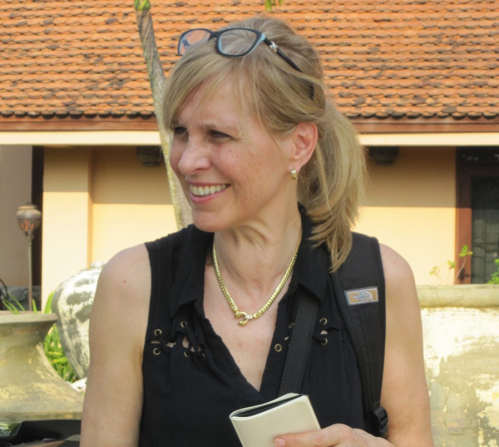 Margret hunting for new antiques for the Silk Road Collection