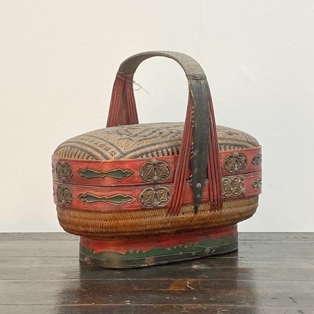 Unique finely woven basket