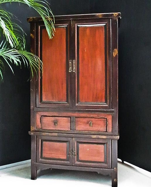 Antique lacquered cabinet