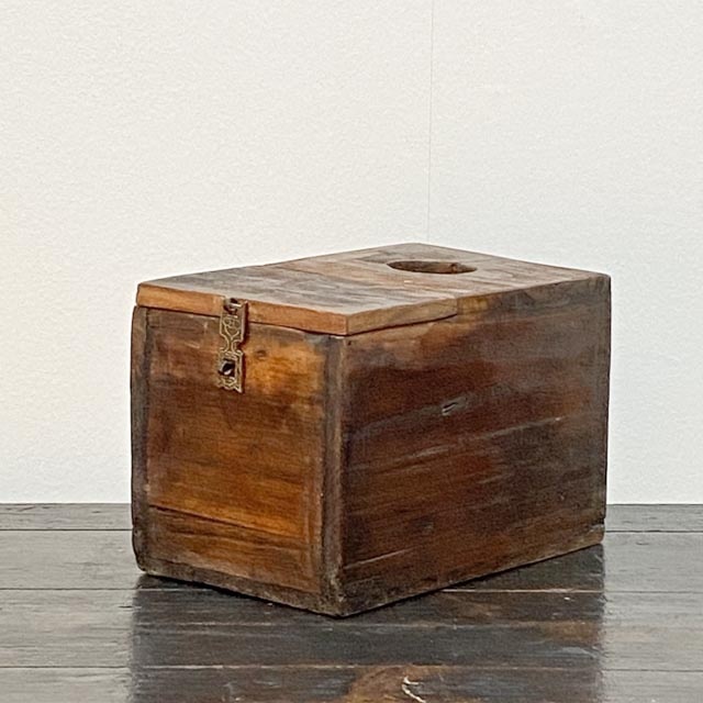 Authentic old money box.