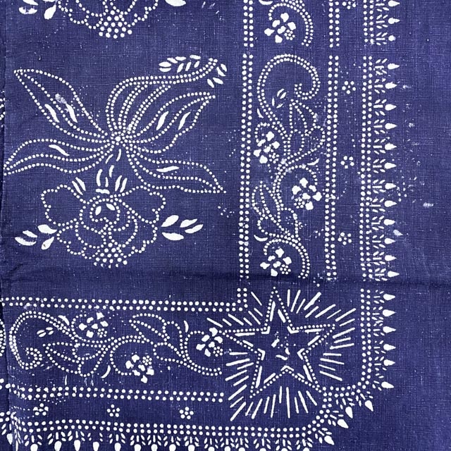 Blue Ethnic Miao textile