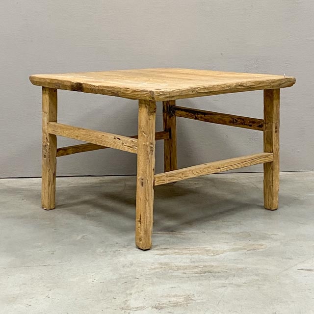 Rustic wooden side table