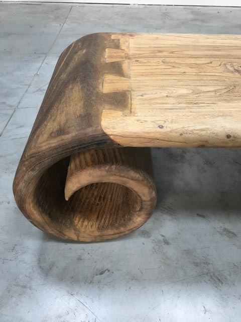 Modern Scroll Coffee Table Tables, Wood Scroll Coffee Table