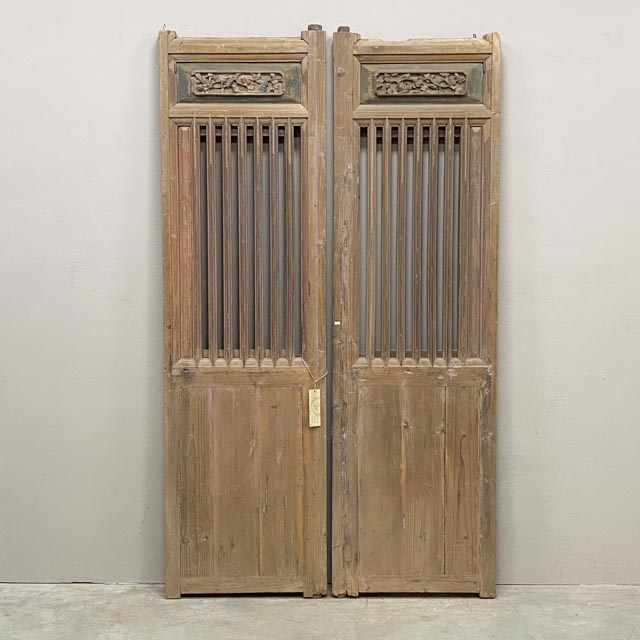 Unique pair of tall screen doors