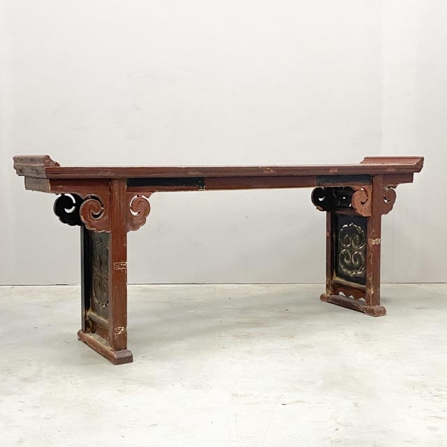 Large antique altar table