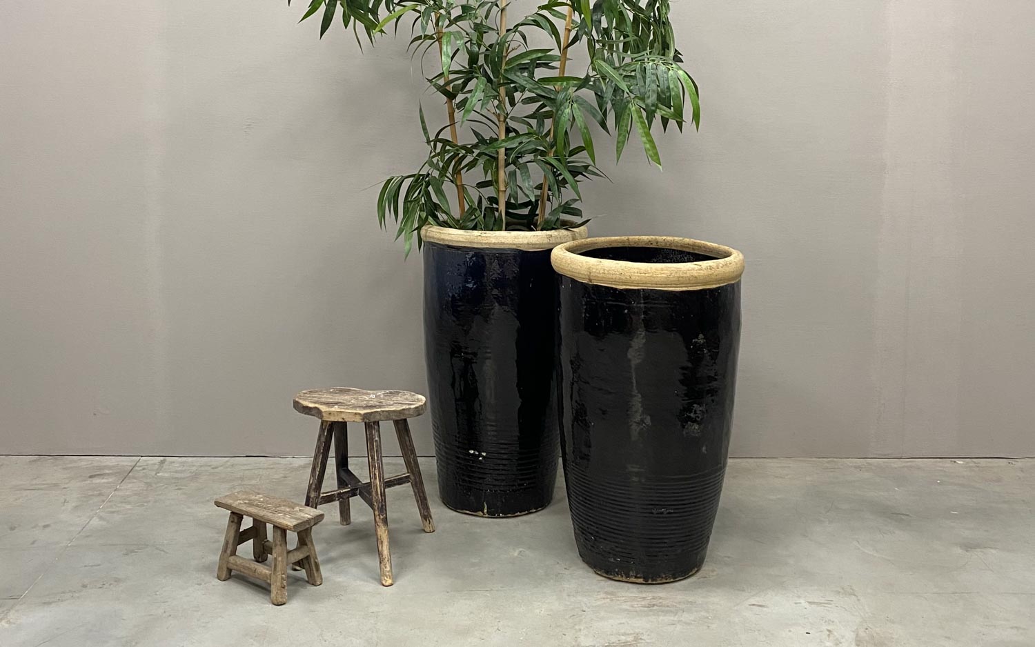 Extra grote Aziatische potten en plantenbakken | The Silk Collection