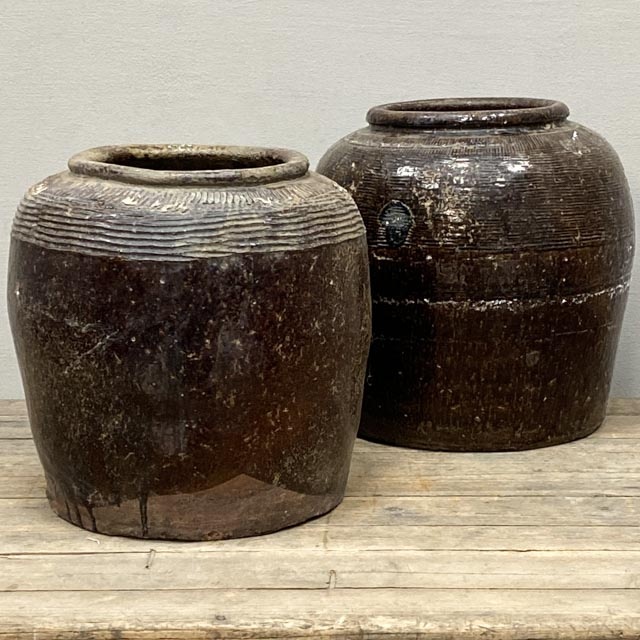 Antique Chinese water pots